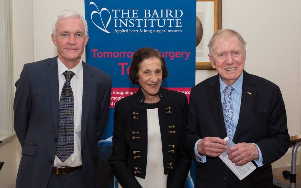 (l-r) Professor Paul Bannon, Marie Bashir (Prof. The Hon. Dame Marie Bashir AD, CVO), The Hon Justice Michael Kirby AC CMG