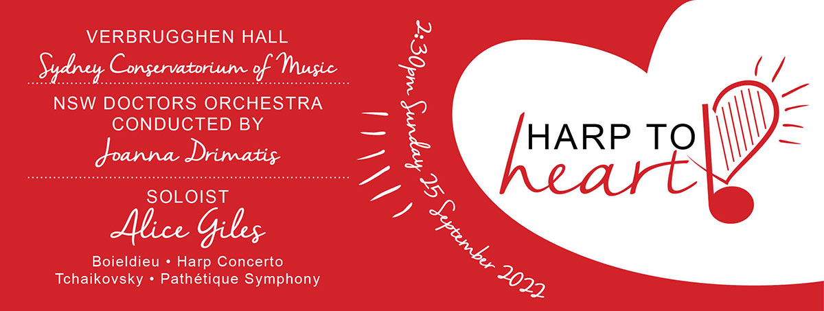 Harp to Heart - NSW Doctors Orchestra 25 September 2022