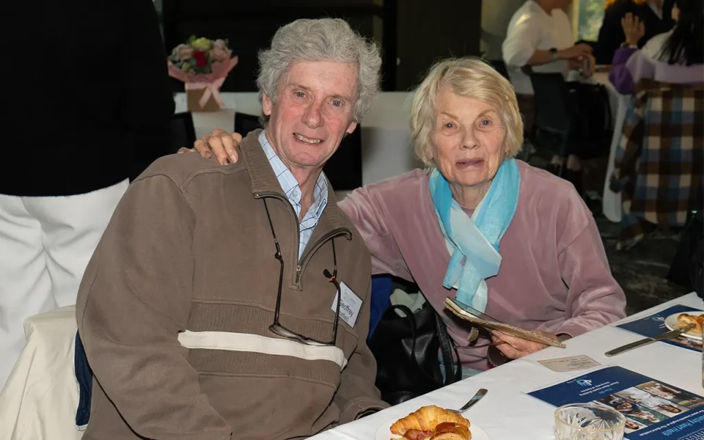 Geoff at a Baird supporter event in June 2024