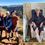 Roger Jowett before and after triple bypass surgery