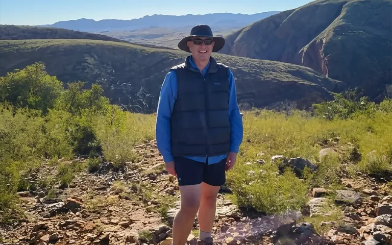 Roger on the Larapinta Trail