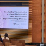 Wade Bocking presenting at the 30th Annual Conference of The Australasian Society for Biomaterials and Tissue Engineering